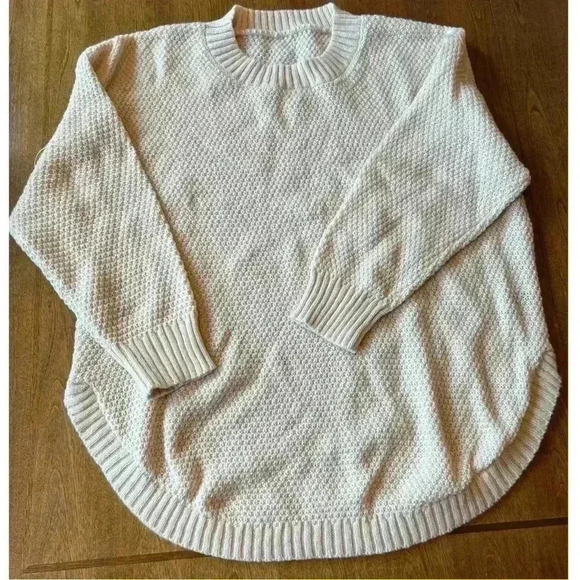 NWT SHEIN Plus Drop Shoulder Curved Hem Sweater SIZE 2XL - Picture 9 of 11